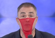 Striptistja ia dhuron të brendshmet Arian Çanit si maskë nga koronavirusi (VIDEO)